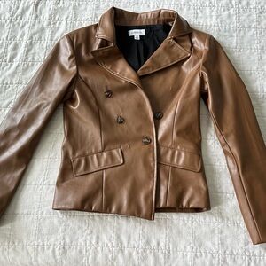 Evereve faux leather jacket